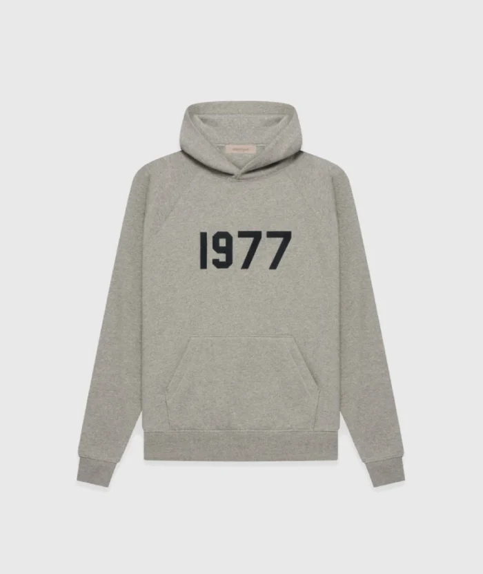 Essentials 1977 Hoodie Dunkel Grau (2)