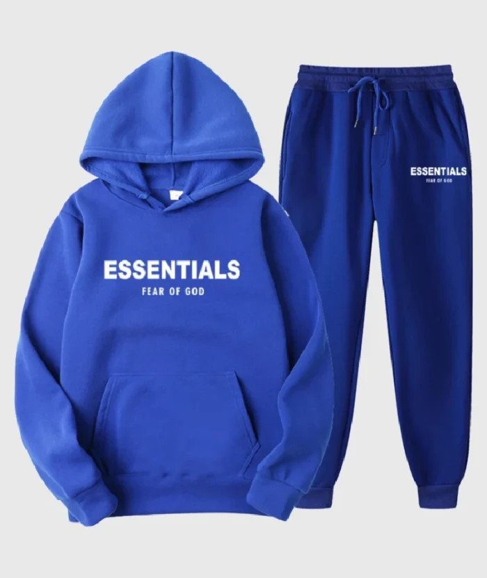 Essentials Fear of God Anzug Blau (1)