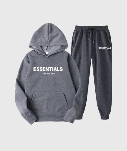 Essentials Fear of God Anzug Dunkel Grau (2)