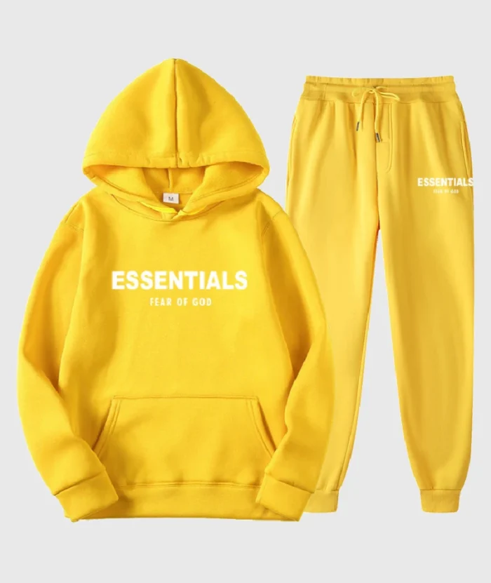 Essentials Fear of God Anzug Gelb (1)