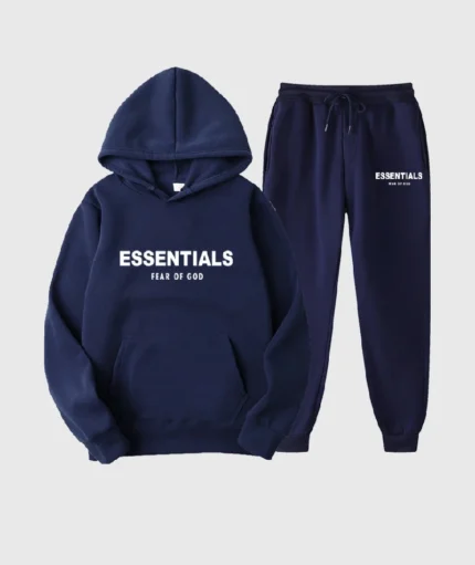 Essentials Fear of God Anzug Marine Blau (2)