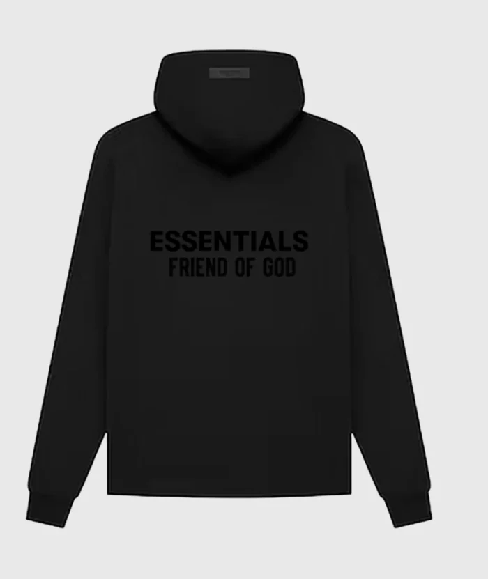 Essentials Friend Of God Hoodie Schwarz (2)