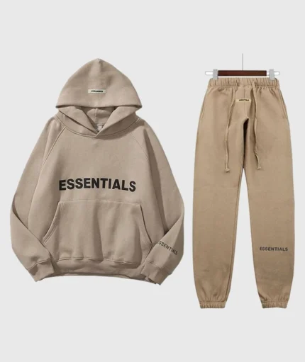 Fear Of God Essential Übergroßer Anzug Braun (4)