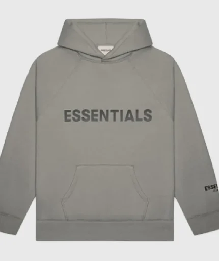 Fear Of God Essential Übergroßer Hoodie Grau