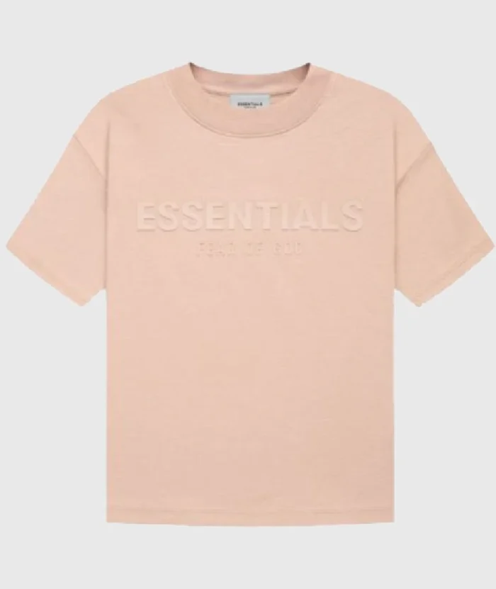 Fear of God Essentials T Shirt Rosa (1)