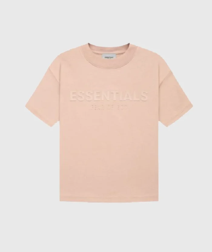 Fear of God Essentials T Shirt Rosa (2)